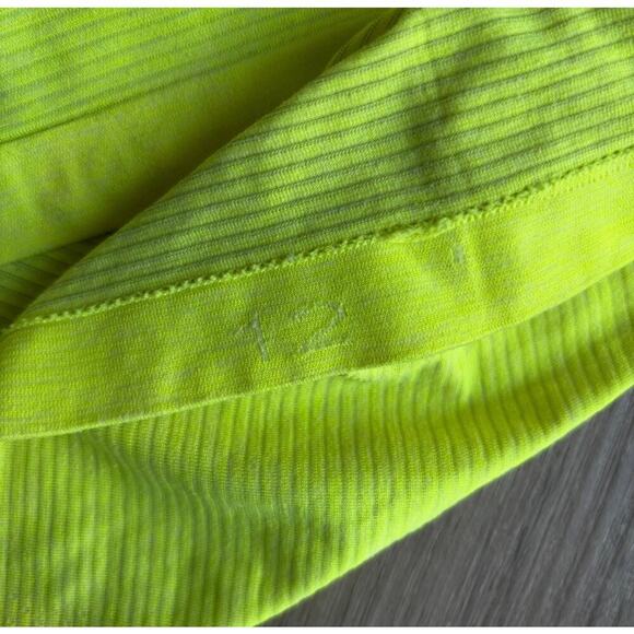 Lululemon Swiftly Tech Long Sleeve Top Neon Yellow Women's 12​ - Picture 4 of 5